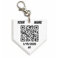 Baseball Video Keychain