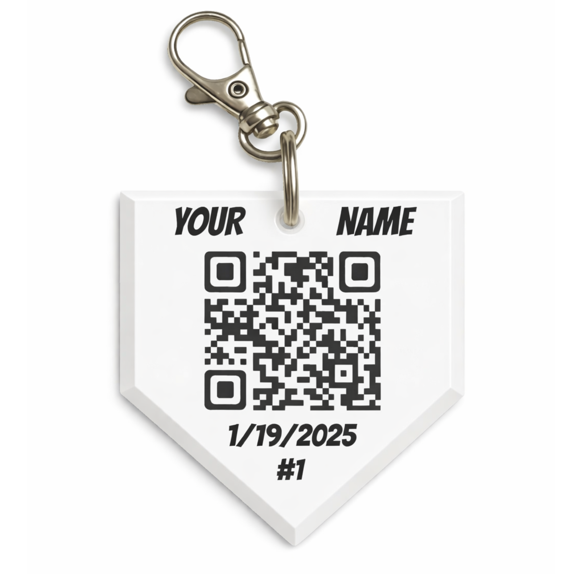 Baseball Video Keychain